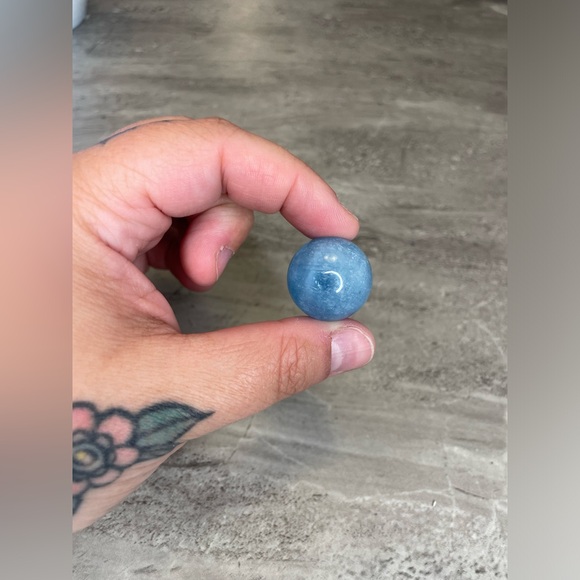 Aquamarine Crystal Sphere - Picture 1 of 2